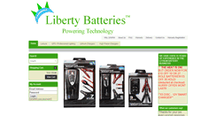 Desktop Screenshot of libertybatteries.com